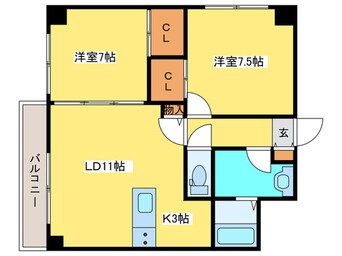 間取図 MODENA近代美術館