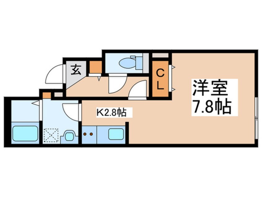 間取図 ファランドール幌平橋