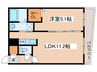 Sherry 1LDKの間取り