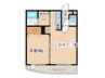 ステ－ションフロントひばりヶ丘 1LDKの間取り