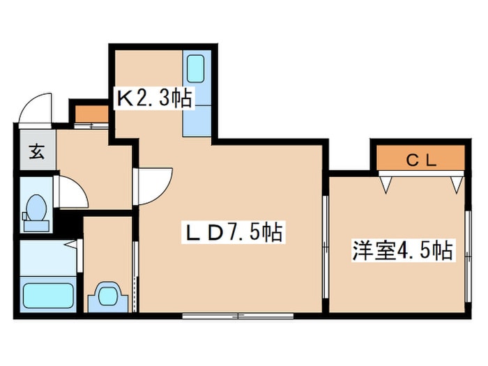 間取り図 ヴィバーチェ麻生
