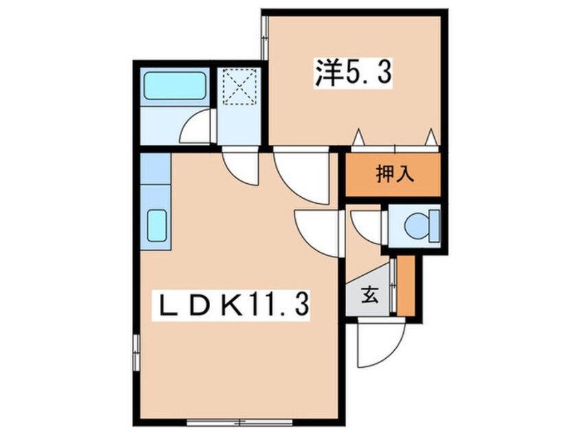 間取図 FERIO南円山