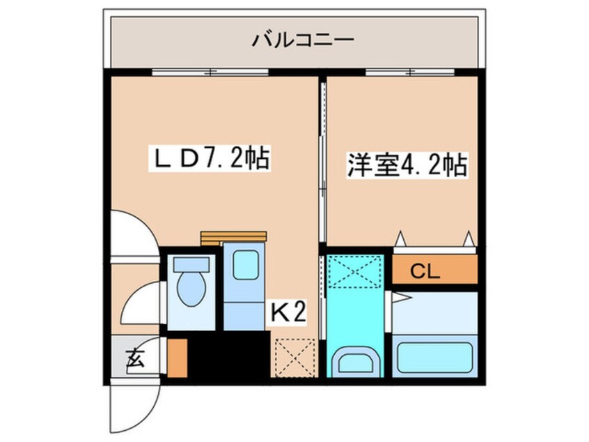 間取図 ラボワール菊水