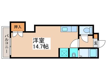 間取図 クレールフランセエストゥ
