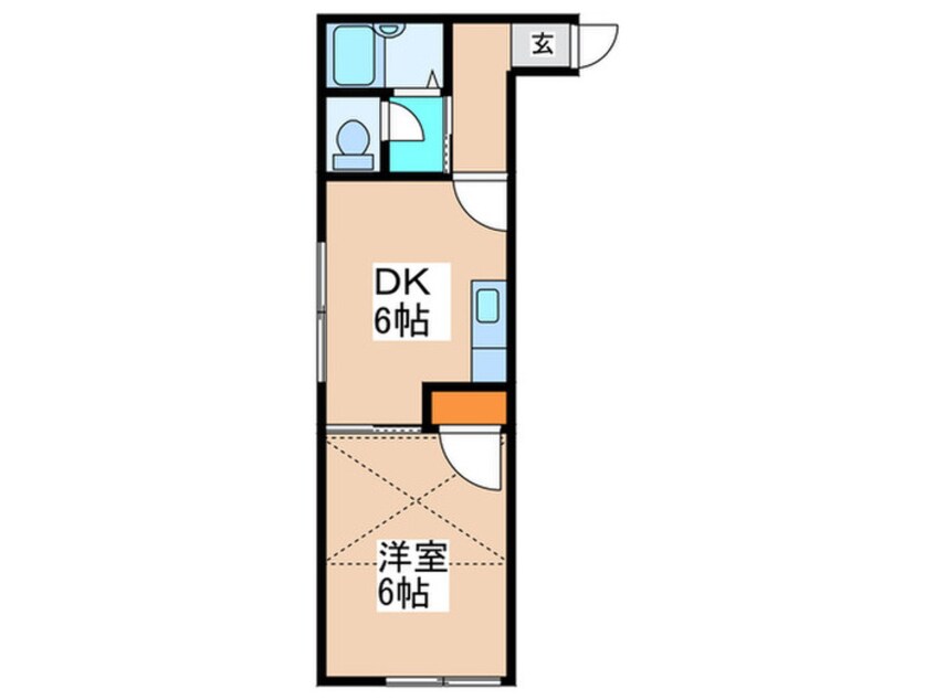 間取図 カスティーロ月寒東