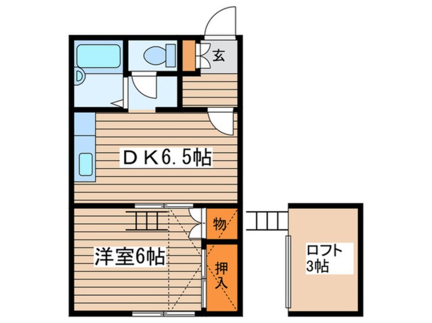 間取図 カスティーロ月寒東