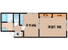 Ｃａｓａ　Ｏｃｈｏ 1DKの間取り