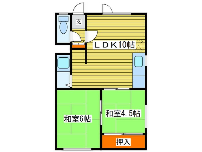 間取り図 居鶴ハイツ