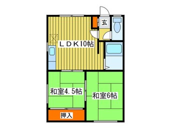 間取図 居鶴ハイツ