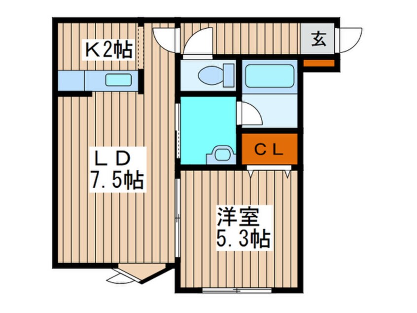 間取図 ＬＥＥ　ＳＰＡＣＥ麻生