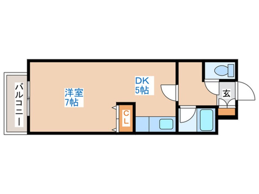 間取図 藤井ビル菊水Ⅱ