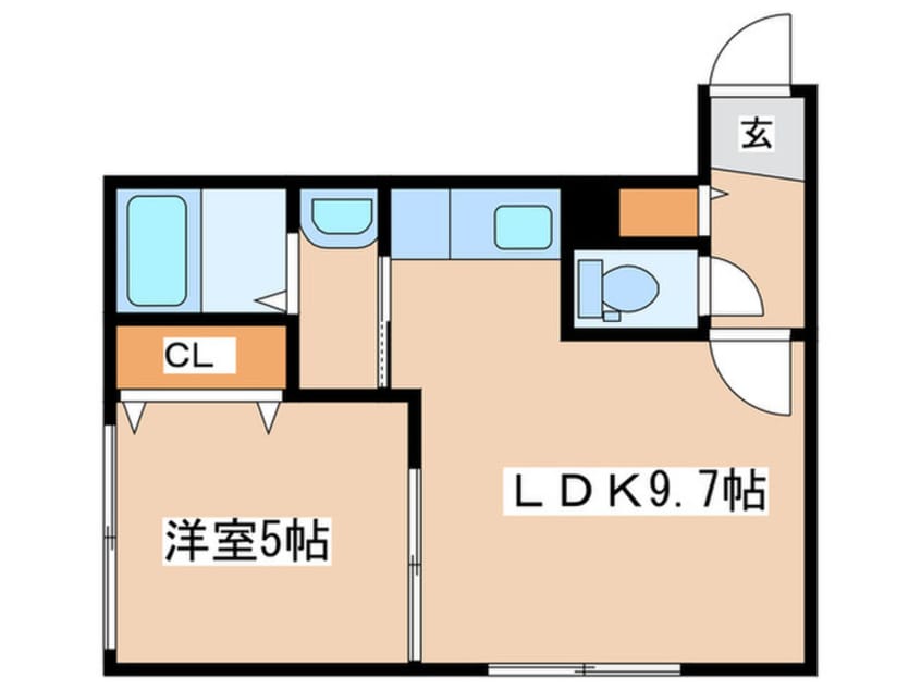 間取図 Ｂｅｎｄｉｃｉｏｎ南郷通
