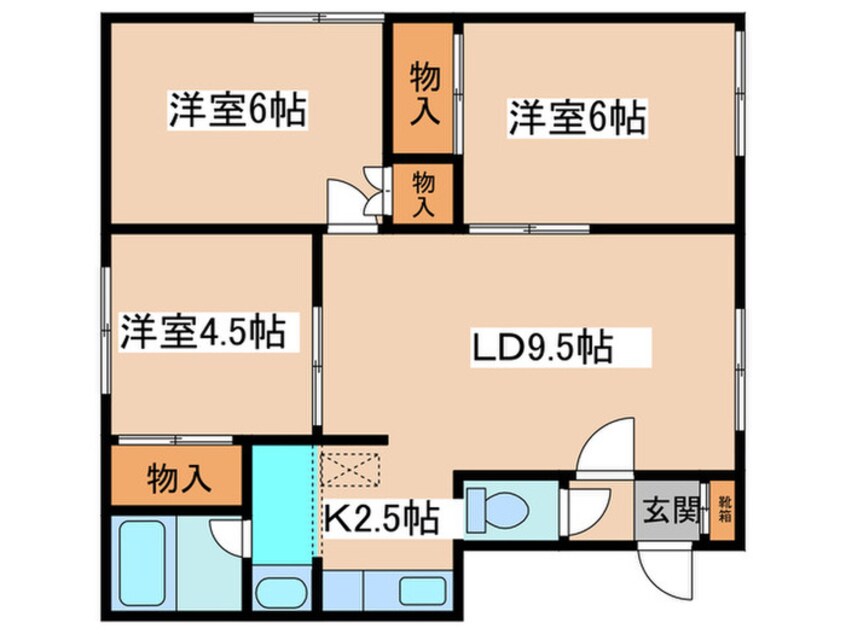 間取図 ロ－ヤルシャト－２１