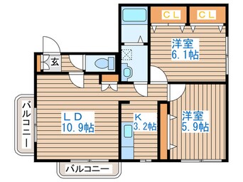 間取図 マンションむらかみ６