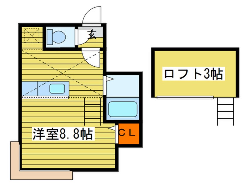 間取図 グランシュ－ルＡ