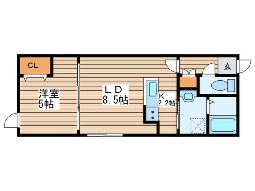 間取図 Chocolat