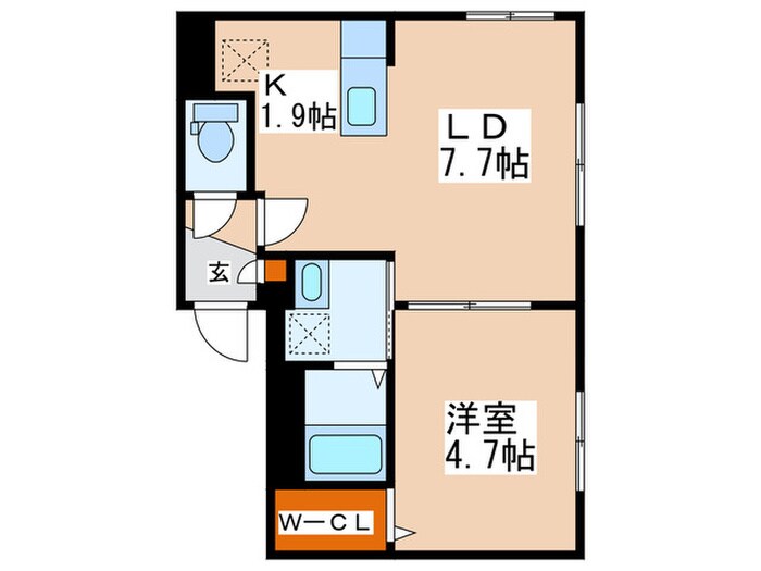間取り図 コローレN4W29