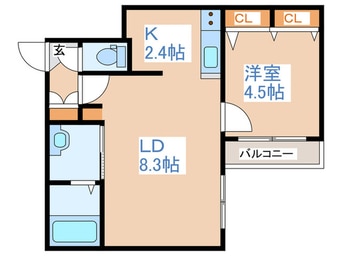 間取図 GRACIAS　N14