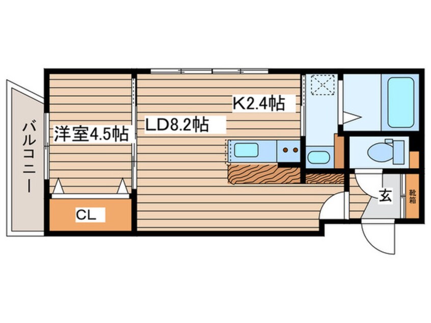 間取図 GRACIAS　N14