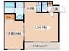A BOND 桑園 壱番館 1LDKの間取り