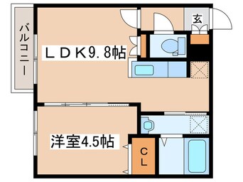 間取図 tomorrow 福住　EAST