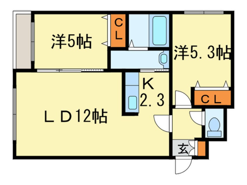 間取図 Terrace　Cocolo