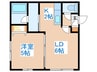 ＶＩＶＩ 1LDKの間取り