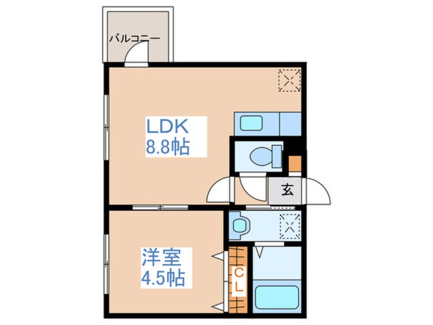間取図 ル・ファール元町グランデ