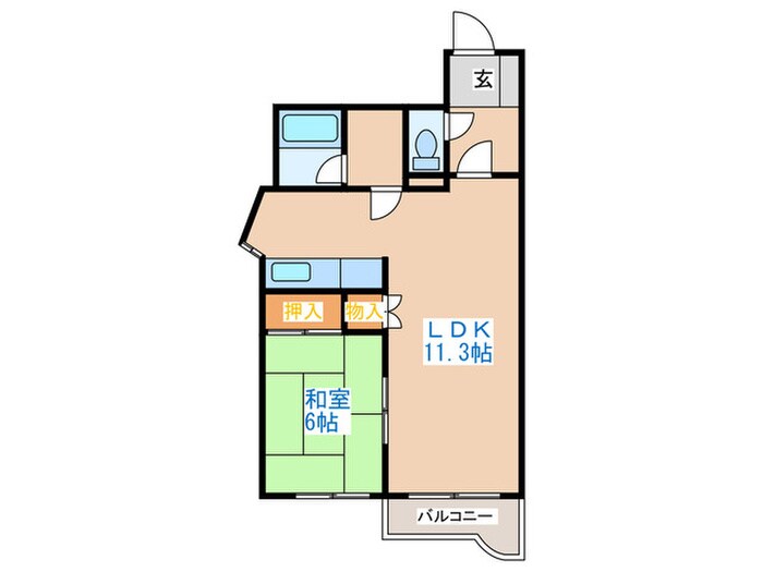 間取り図 パサ－ジュ発寒