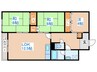 パサ－ジュ発寒 3LDKの間取り