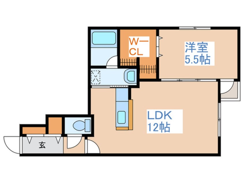 間取図 HGS North23