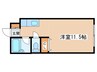 ル・ノール白石駅前Ⅱ 1Rの間取り