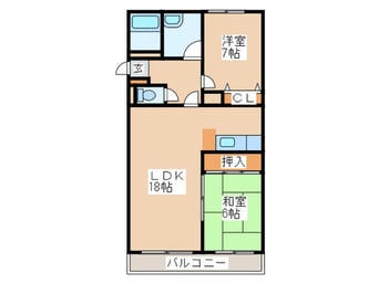 間取図 ヴェルデュール山の手