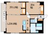 モルティ－ニ山鼻 2LDKの間取り