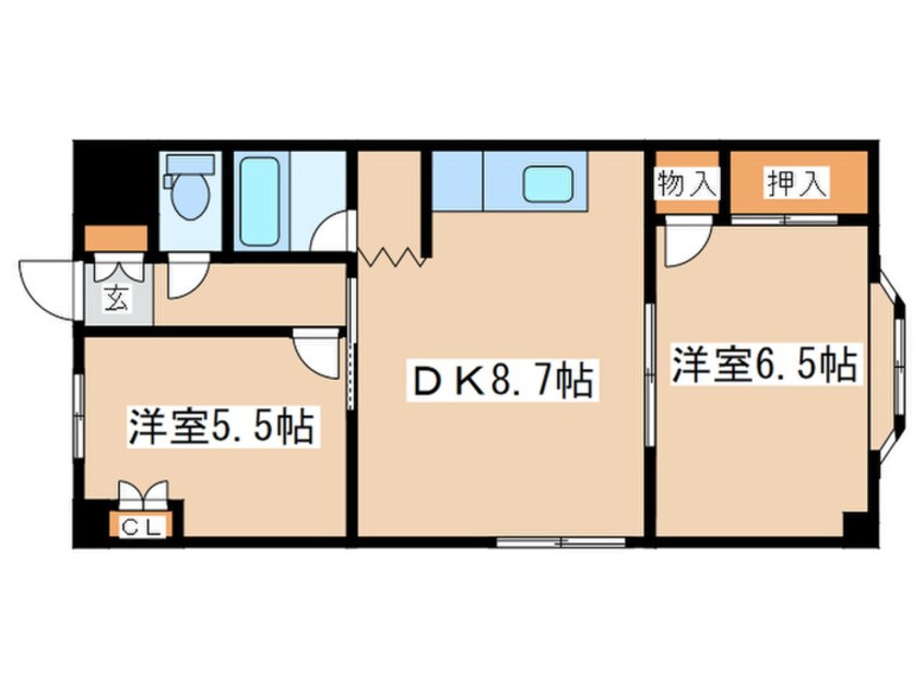 間取図 ツチダマンション