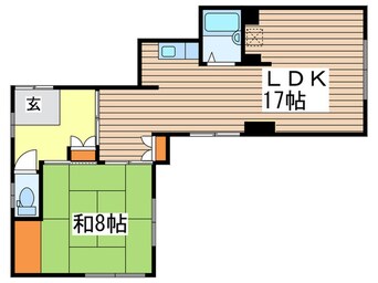 間取図 みどり荘