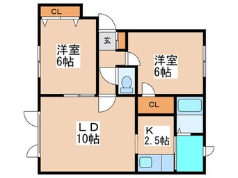 間取図 サンセール２１