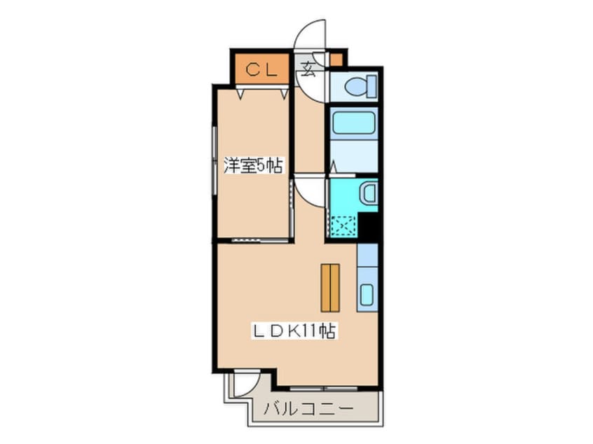 間取図 エ・アロール７０５