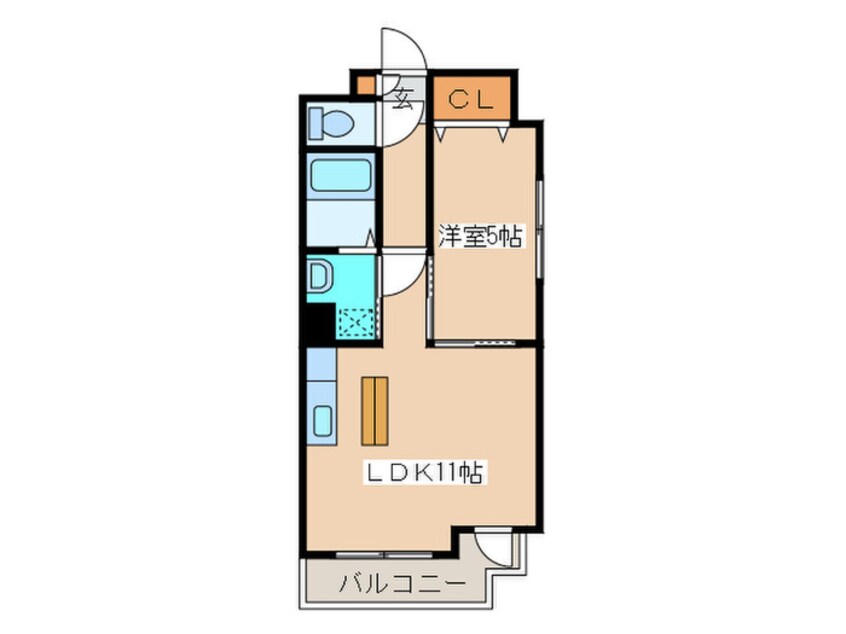 間取図 エ・アロール７０５