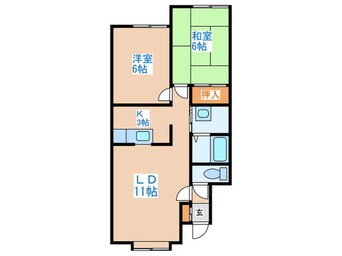 間取図 グランデュール西宮の沢