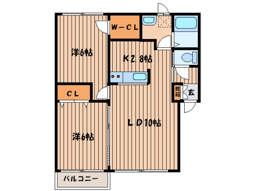 間取図 ボヌール元町