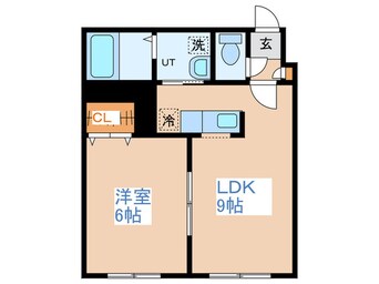 間取図 サ－クヒル学園前