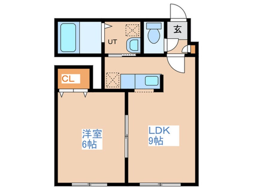 間取図 サ－クヒル学園前