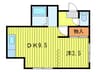 アルバトロスＴＡＭＡＩ 1DKの間取り