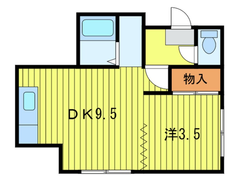 間取図 アルバトロスＴＡＭＡＩ