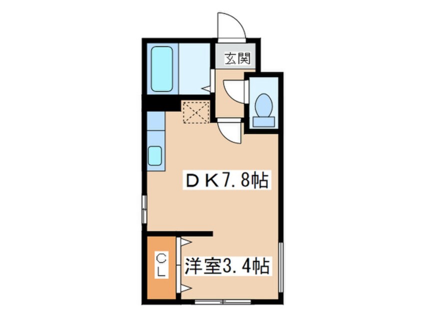 間取図 ロ－ヤルハイツ菊水