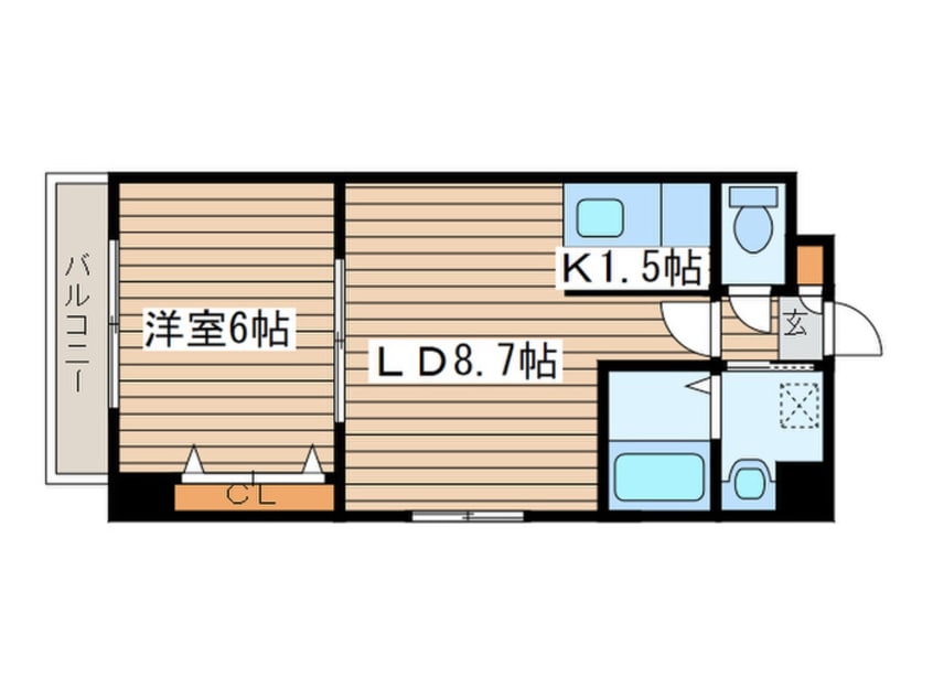 間取図 シャトーブラン２５