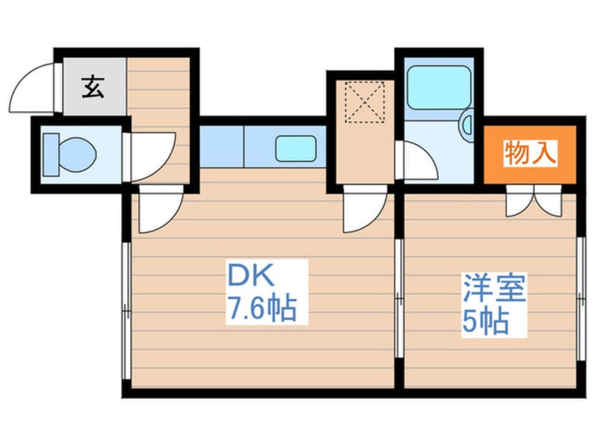 間取図 ヴィラフォ－レスト壱番館