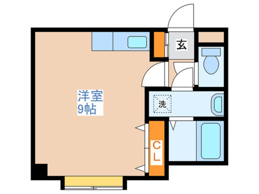 間取図 セントポ－リア平岸