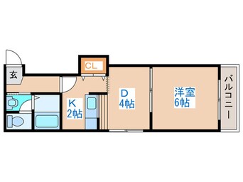 間取図 パレノ－ル山鼻南１８条